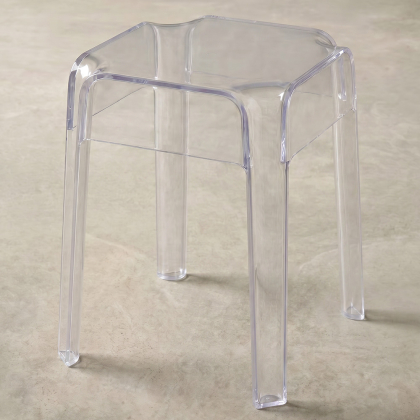 Buy Stool  Victoire - 47cm - Design Transparent Transparent 29572 in the Europe 