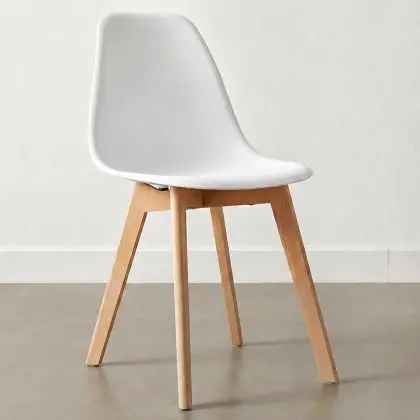 Buy Dining Chair Scandinavian Design Brielle  White 58593 at MyFaktory 