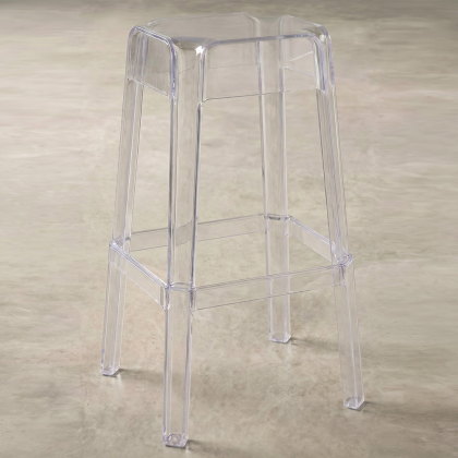 Buy Bar Stool  Victoire - 75cm - Design Transparent Transparent 29571 in the Europe 
