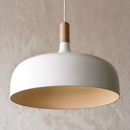 Buy Ceiling lamp in black metal and wood - Cirkas Black 59163 - in the EU 