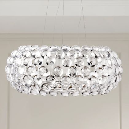 Buy Crystal Pendant Lamp 50cm  Transparent 53529 - in the EU 