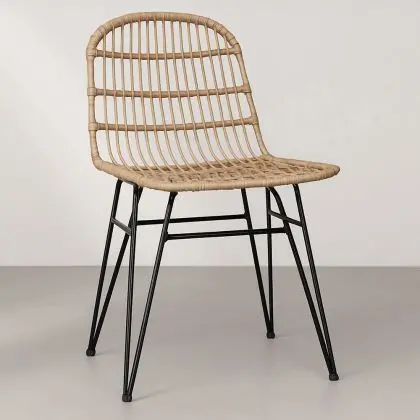 Buy Synthetic wicker dining chair - Magony Dark Brown 59255 at MyFaktory 