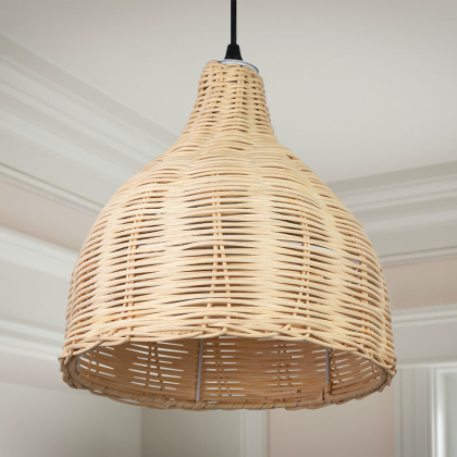 Buy Bohol Design Boho Bali ceiling lamp - Bamboo Natural wood 59355 - in the EU 