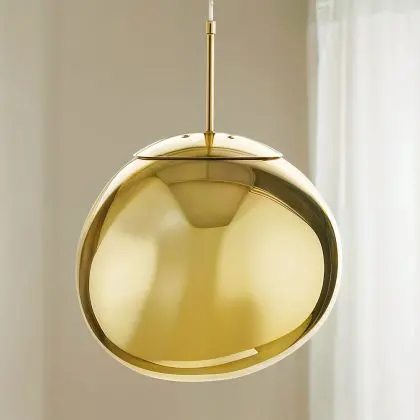 Buy Lava Design pendant lamp - Acrylic  Gold 59486 - prices 