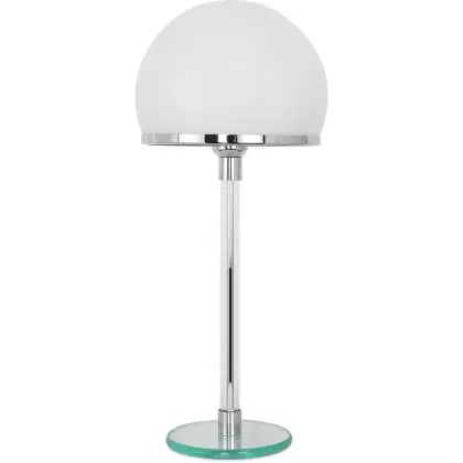Buy Bauha Desk Lamp - Chrome Copper/Opal Glass White 13292 at MyFaktory 
