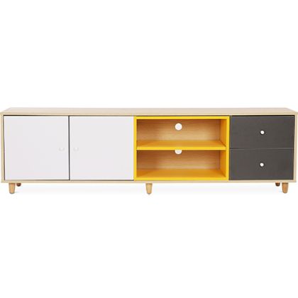 Buy Wooden TV Stand - Scandinavian Design -Eniva Multicolour 59661 - in the EU 