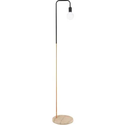 Buy Franc floor lamp - Metal and marble Chrome Pink Gold 59578 - prices 
