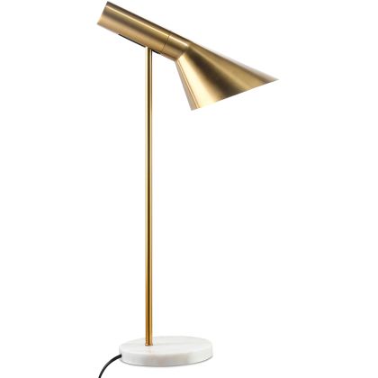 Buy Antonello desk lamp - Metal and marble Gold 59576 - prices 