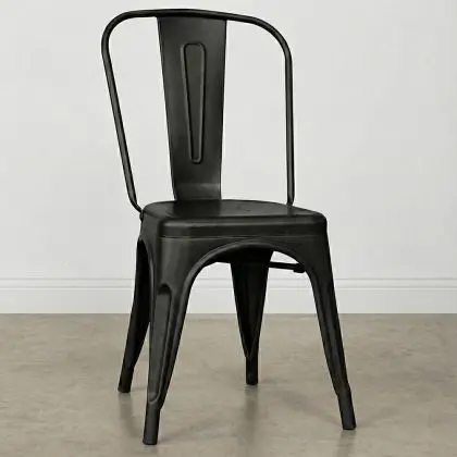 Buy Bistrot Metalix Chair - New Edition - Matte Metal Lavander 59803 in the Europe 