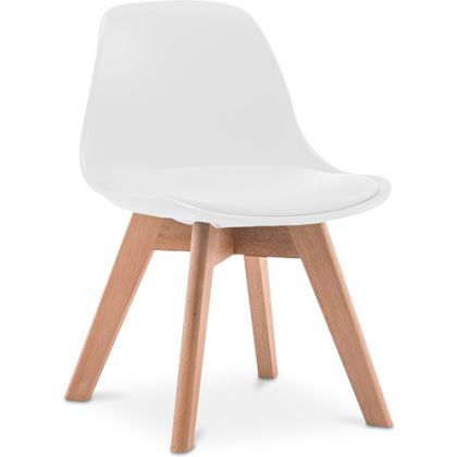 Buy Cushioned High Back Kids' Chair White 59872 at MyFaktory 