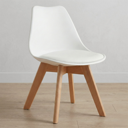 Buy Cushioned High Back Kids' Chair White 59872 at MyFaktory 