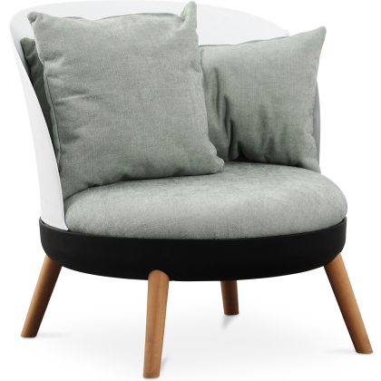 Buy Scandinavian Design Armchair - Shalma Green 59896 with a guarantee 