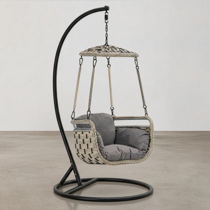 Buy Hanging Garden Chair -- Eva Grey 59898 home delivery 