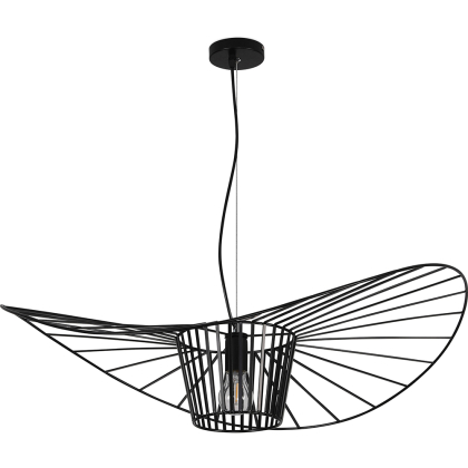 Buy Hanging Lamp Vertice - Metal - 80cm Black 59903 - in the EU
