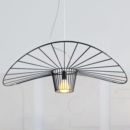 Buy Hanging Lamp Vertice - Metal - 80cm Black 59903 with a guarantee 