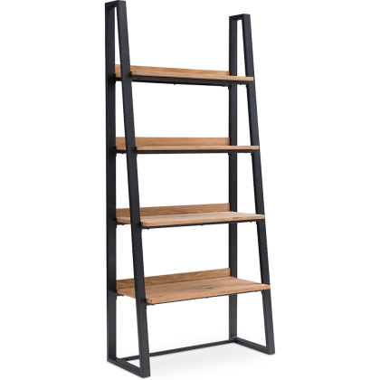 Buy Industrial Shelves in Wood and Metal (200x90x40 cm) - Negly Natural wood 60021 with a guarantee