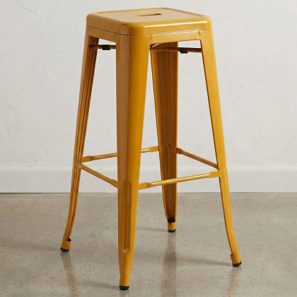 Buy Bar Stool - Industrial Design - 76cm - New Edition- Metalix Gold 60149 home delivery 