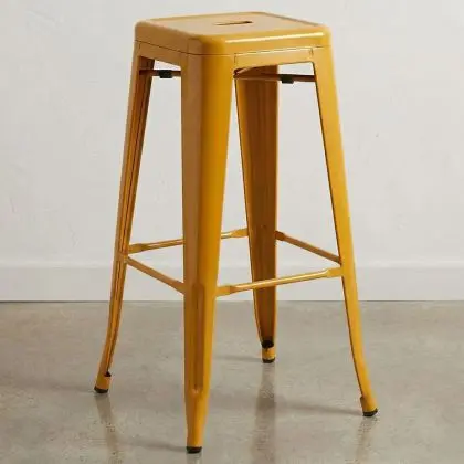 Buy Bar Stool - Industrial Design - 76cm - New Edition- Metalix Gold 60149 home delivery 