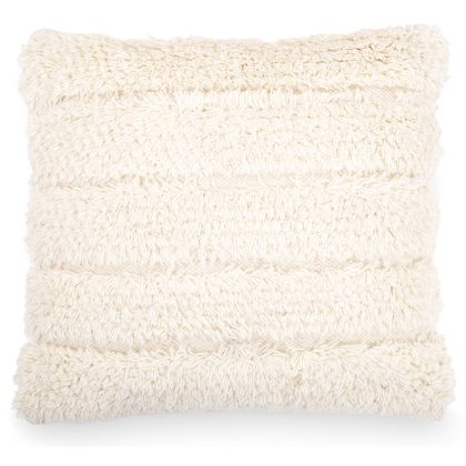 Buy Boho Bali Style Wool Cushion cover + filling - Akasha White 60190 at MyFaktory 