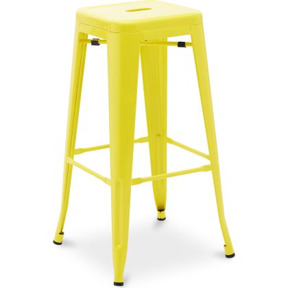 Buy Bar Stool - Industrial Design - 76cm - Metalix Yellow 60148 in the Europe 