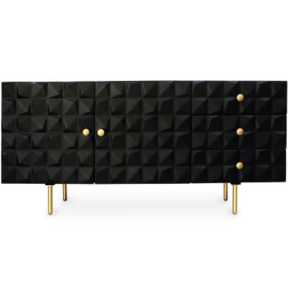 Buy Sideboard in vintage style - Fros Black 60358 at MyFaktory 