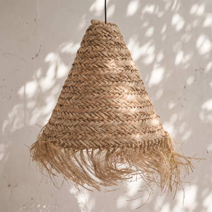 Buy Pendant Lamp Shade, Boho Bali Style - Deya Natural 60486 in the Europe