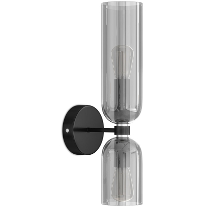 Buy Lamp Wall Light - Crystal and Metal - Hat Smoke 60523 home delivery