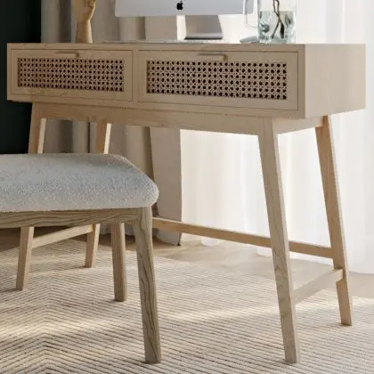 Buy Console Table - Boho Bali Wood - Hanay Natural 60606 in the Europe 