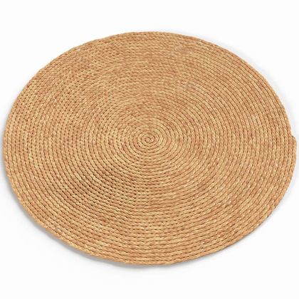 Buy Round Jute Rug - Boho Bali - 120 CM - Nisha Natural 61071 with a guarantee 