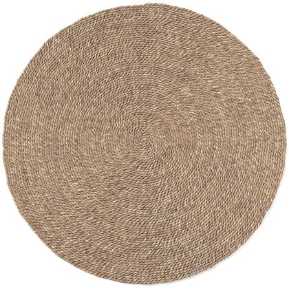 Buy Round Jute Rug - Boho Bali - 120 CM - Jenón Natural 61087 in the Europe 