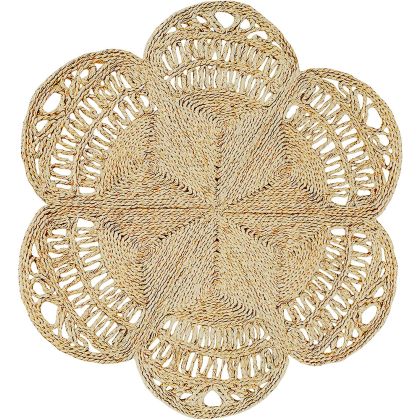Buy Round Jute Rug - Boho Bali - 150 CM - Bacu Natural 61096 - in the EU 