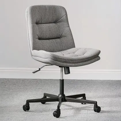 Buy Upholstered Office Chair - Swivel - Arba Dark grey 61144 at MyFaktory 