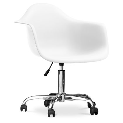 Buy Office Chair with Armrests - Desk Chair with Castors - Emery Black 14498 at MyFaktory 