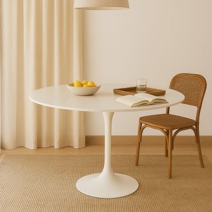 Buy Round Fiberglass Tulipa Table - 120cm White 15418 - prices 