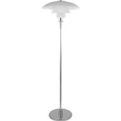 Buy PL 4/3 Floor Lamp - Steel and Glass Steel 15228 with a guarantee 