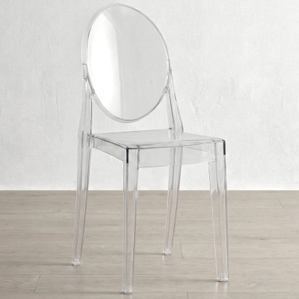 Buy Transparent Dining Chair - Victoire  Transparent 16458 at MyFaktory 