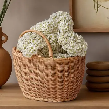 Buy Rattan Basket with Handles - Frinay Natural 61318 - in the EU 