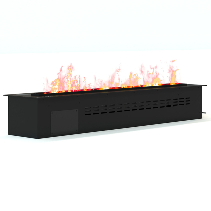 Buy Decorative Electric Fireplace with Water Vapor Flame - 240 cm Black 61531 - in the EU 
