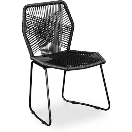 Buy Tropical Garden chair - Black Legs Black 58533 with a guarantee 