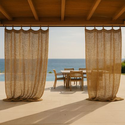 Buy Shade Curtain Awning Coconut Fiber 2.8x1.5M – 100% Natural Shade Sail Beige 61804 at MyFaktory 