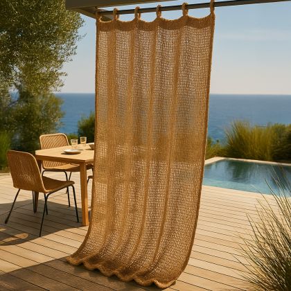 Buy Shade Curtain Awning Coconut Fiber 2.1x2.0M – 100% Natural Shade Sail Beige 61808 at MyFaktory 