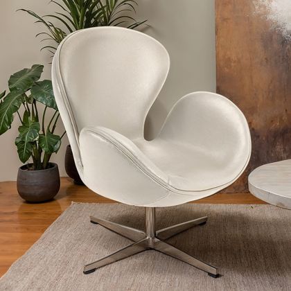 Buy Swin Chair - Faux Leather Green 13663 - in the EU 