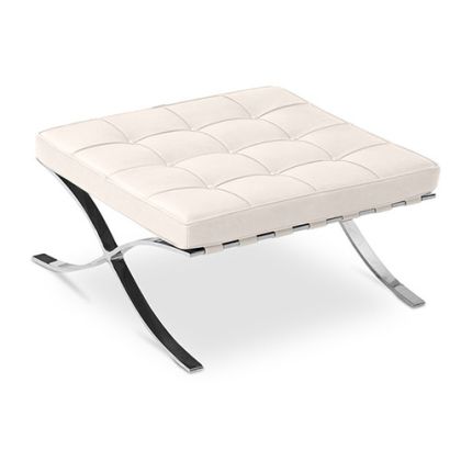 Buy City Ottoman - Faux Leather Black 58376 at MyFaktory 