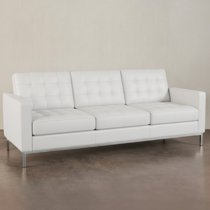 Buy Design Sofa Kanel  (3 seater) - Premium Leather Black 13247 - prices 