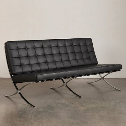 Buy City Sofa (3 seats) - Premium Leather Black 13266 in the Europe 