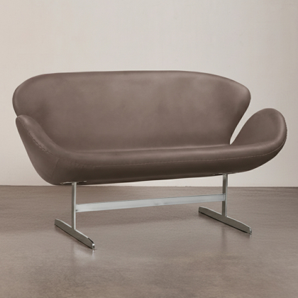 Buy Swin Sofa (2 Seater) - Fabric Black 13911 at MyFaktory 