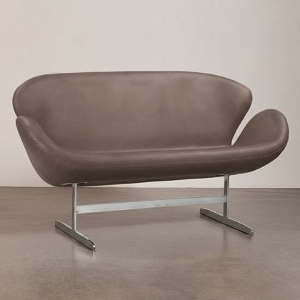 Buy Swin Sofa (2 seats) - Fabric Black 13911 at MyFaktory 