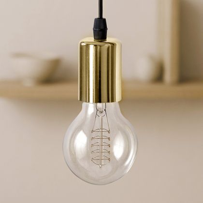 Buy Design hanging lamp - Edison Style Gold 58545 - in the EU 
