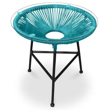 Buy Garden Table - Side Table - Ulana Turquoise 58571 at MyFaktory 