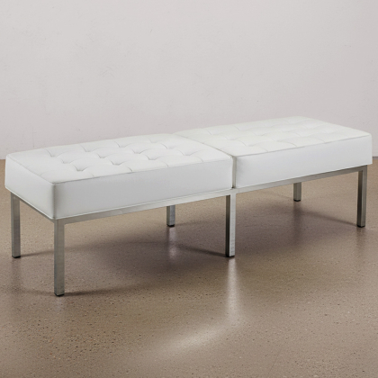 Buy Bench Upholstered in Polyurethane - 3 Seats - Yaner Black 13216 in the Europe 